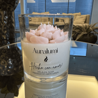 Vela Aromática con Flor de Loto Doble Mecha