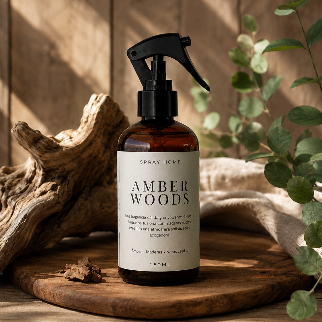 Aromatizador Spray Home Ámber Woods