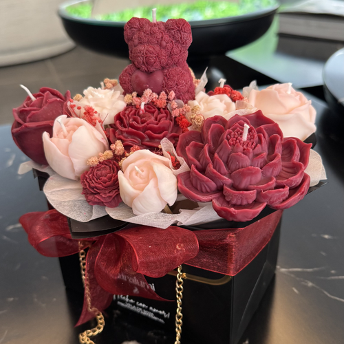 Bouquet Velas Aromáticas "Teddy Bloom"