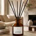 Difusor de Varitas Amber Woods Frasco Ambar 150ml