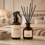 Pack Berries Bloom Aromatizador + Difusor de varitas Frasco Ambar