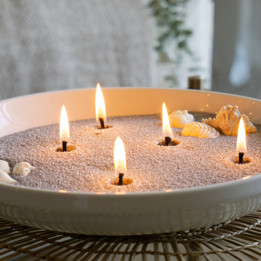 Vela Arena Auralumi Perlada Reutilizable 500grs