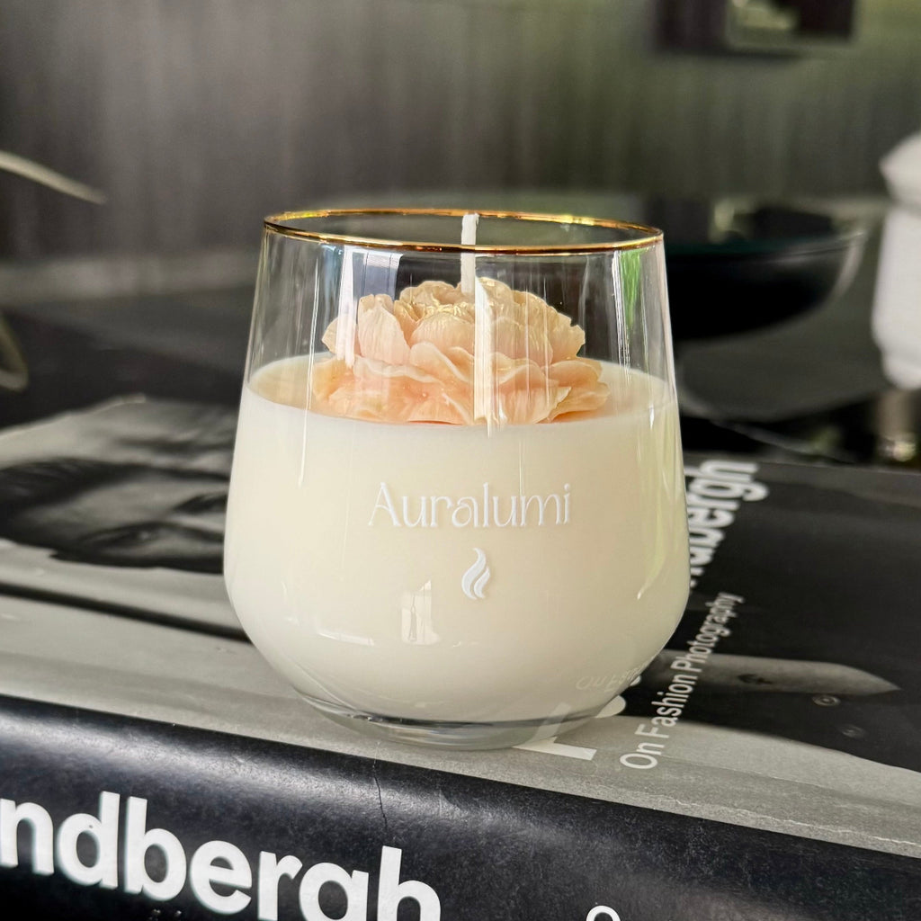 Vela Crème Peony Candle