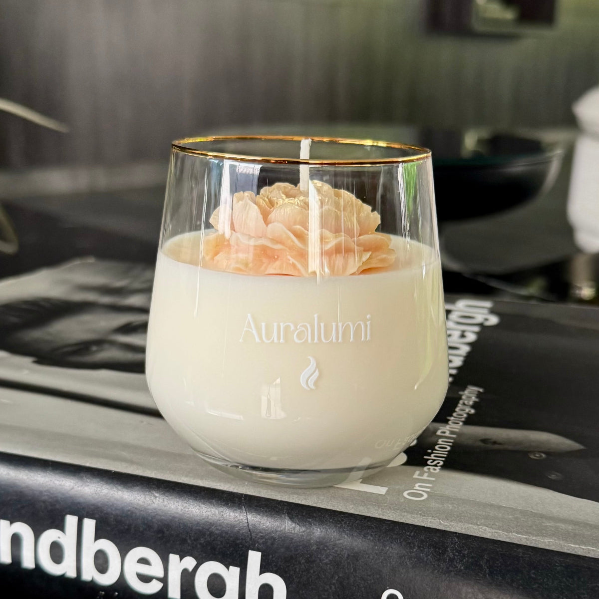 Vela Crème Peony Candle