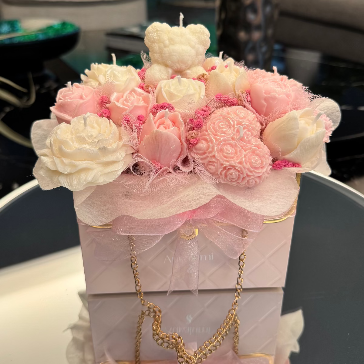 Bouquet Velas Aromáticas "Pastel Bloom"