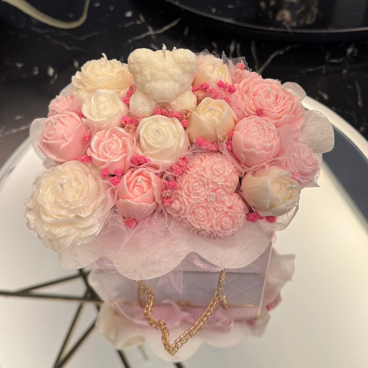 Bouquet Velas Aromáticas "Pastel Bloom"