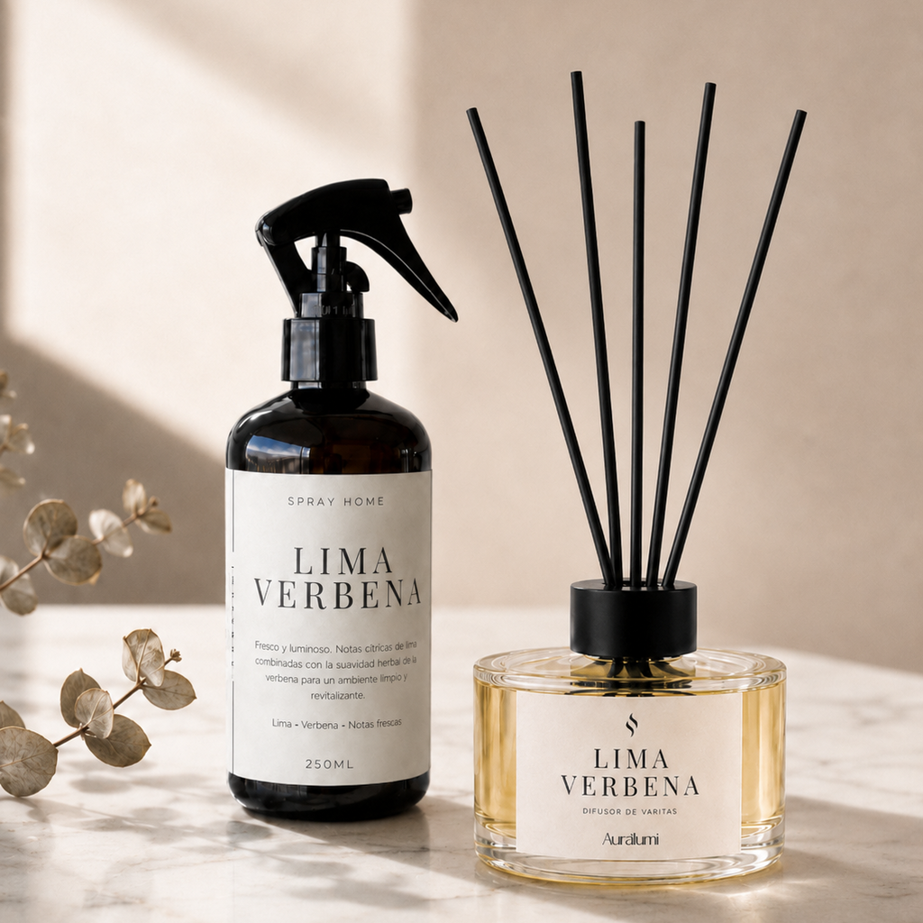 Pack Lima Verbena Aromatizador + Difusor de varitas