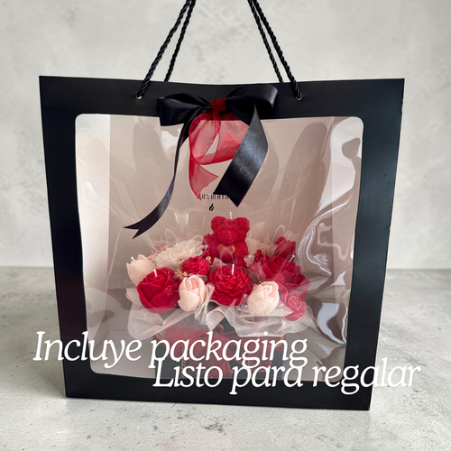 Bouquet Velas Aromáticas "Rouge passion"