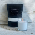 Vela Arena Auralumi Perlada Reutilizable 500grs