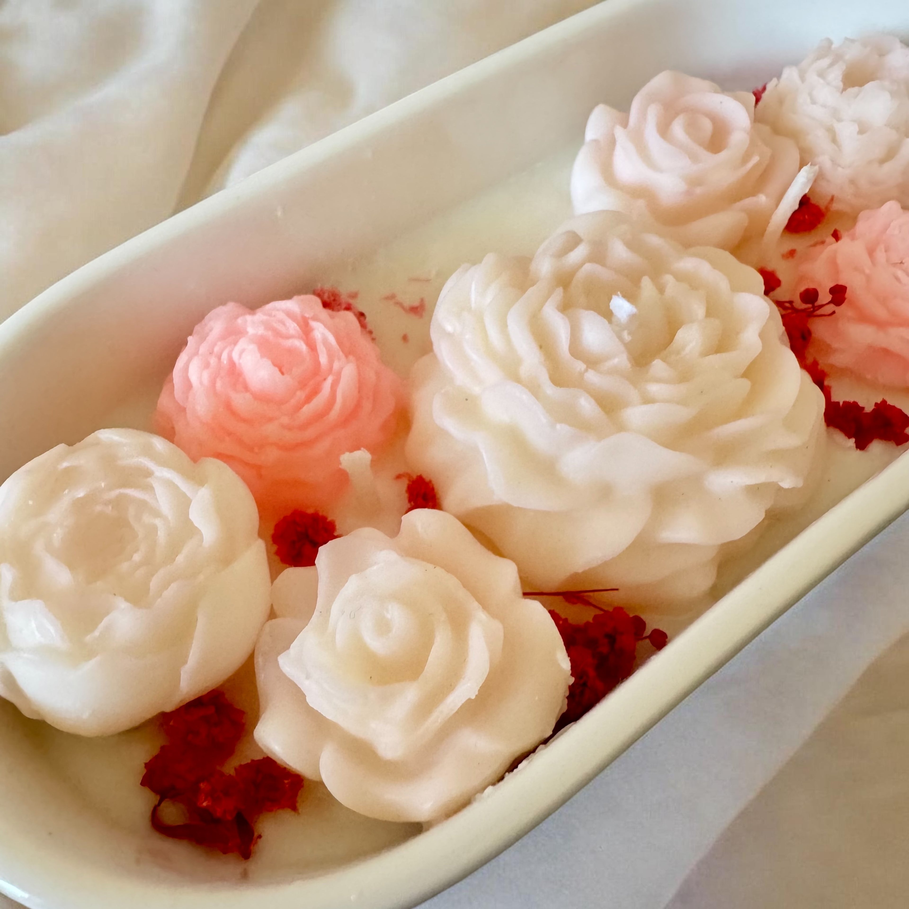 Vela en recipiente "Peonia Éclat"