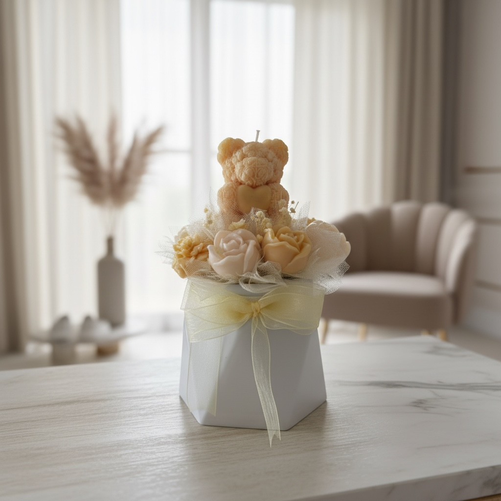 Bouquet Velas Aromáticas Crème Fleur