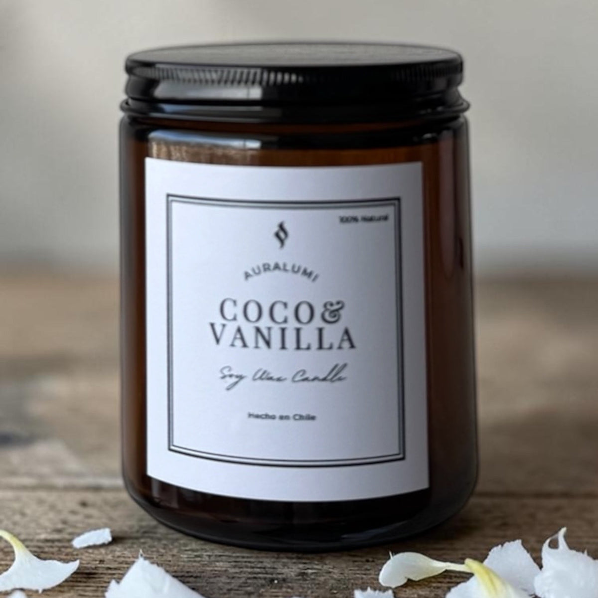 Vela Aromática Coco Vainilla 200g