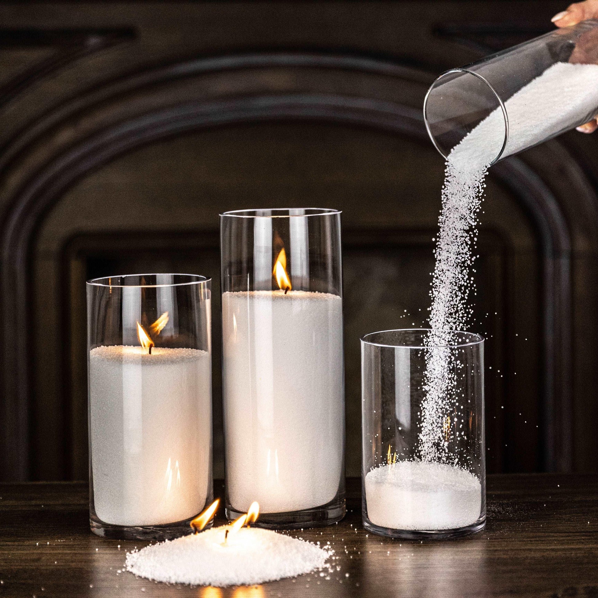 Vela Arena Auralumi Perlada Reutilizable 500grs