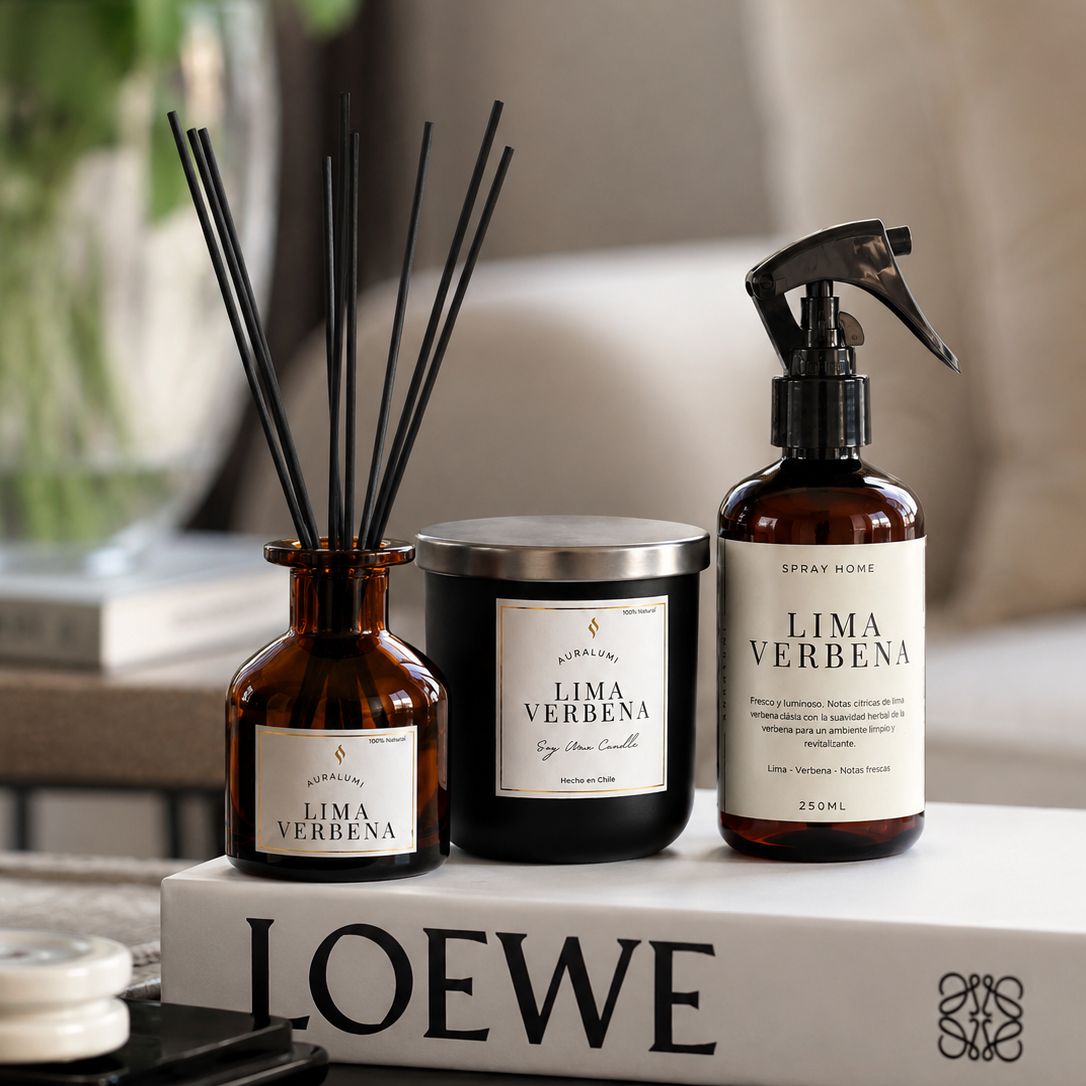 Pack Ritual Lima Verbena, Vela + Difusor + Spray Home