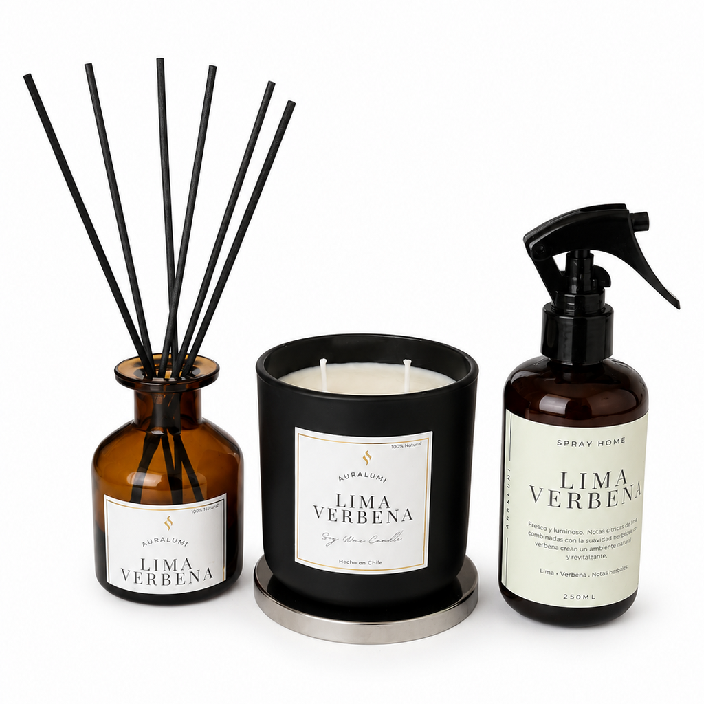 Pack Ritual Lima Verbena, Vela + Difusor + Spray Home