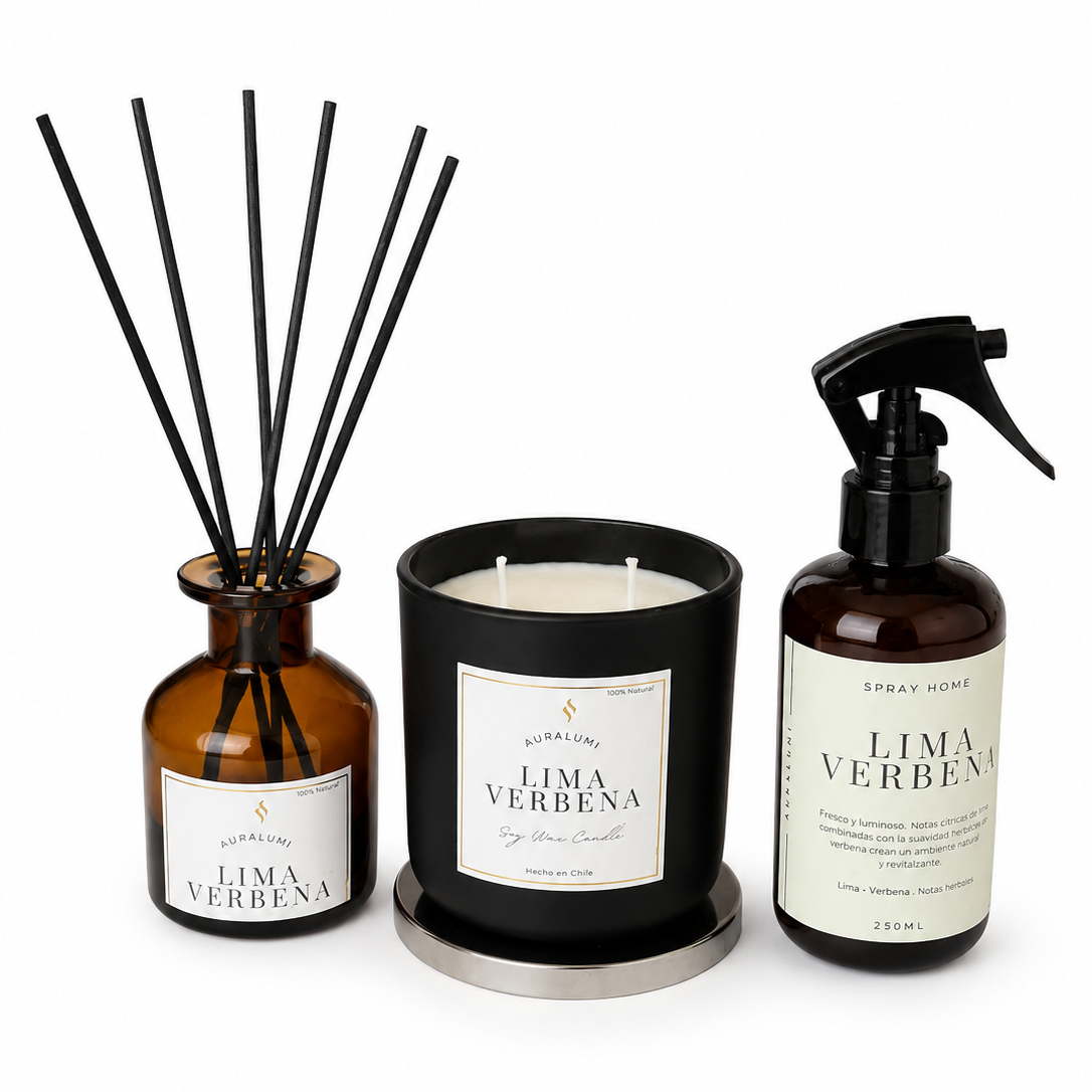 Pack Ritual Lima Verbena, Vela + Difusor + Spray Home