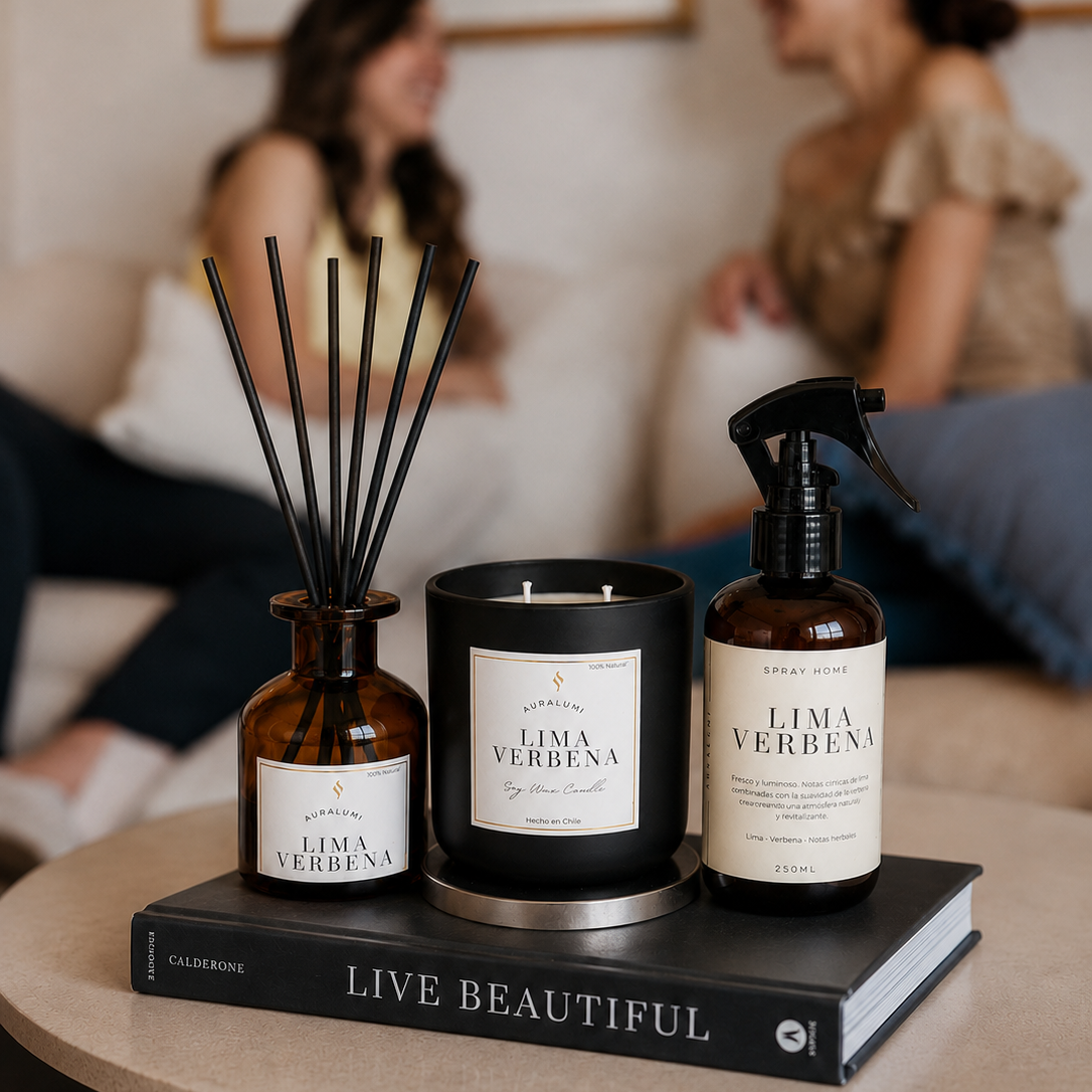 Pack Ritual Lima Verbena, Vela + Difusor + Spray Home