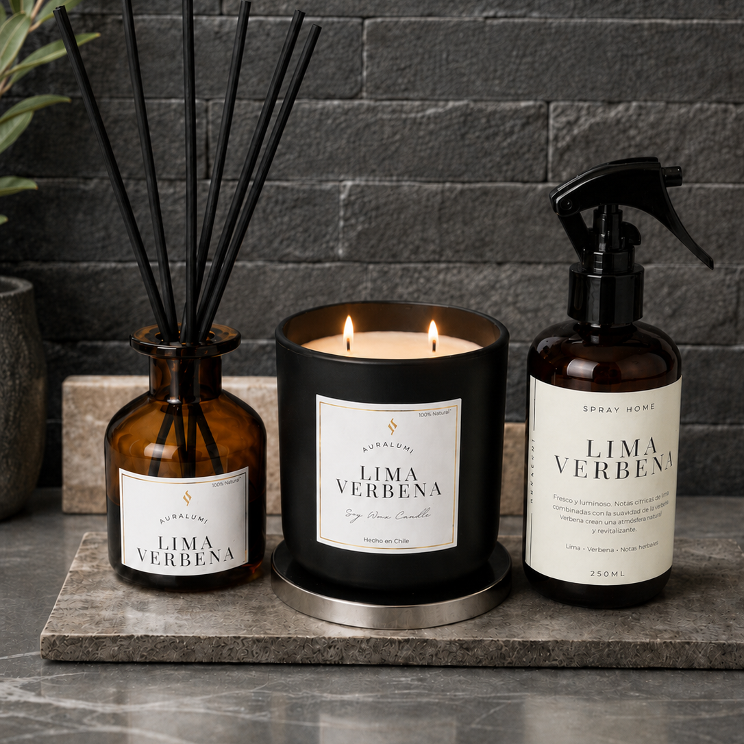 Pack Ritual Lima Verbena, Vela + Difusor + Spray Home