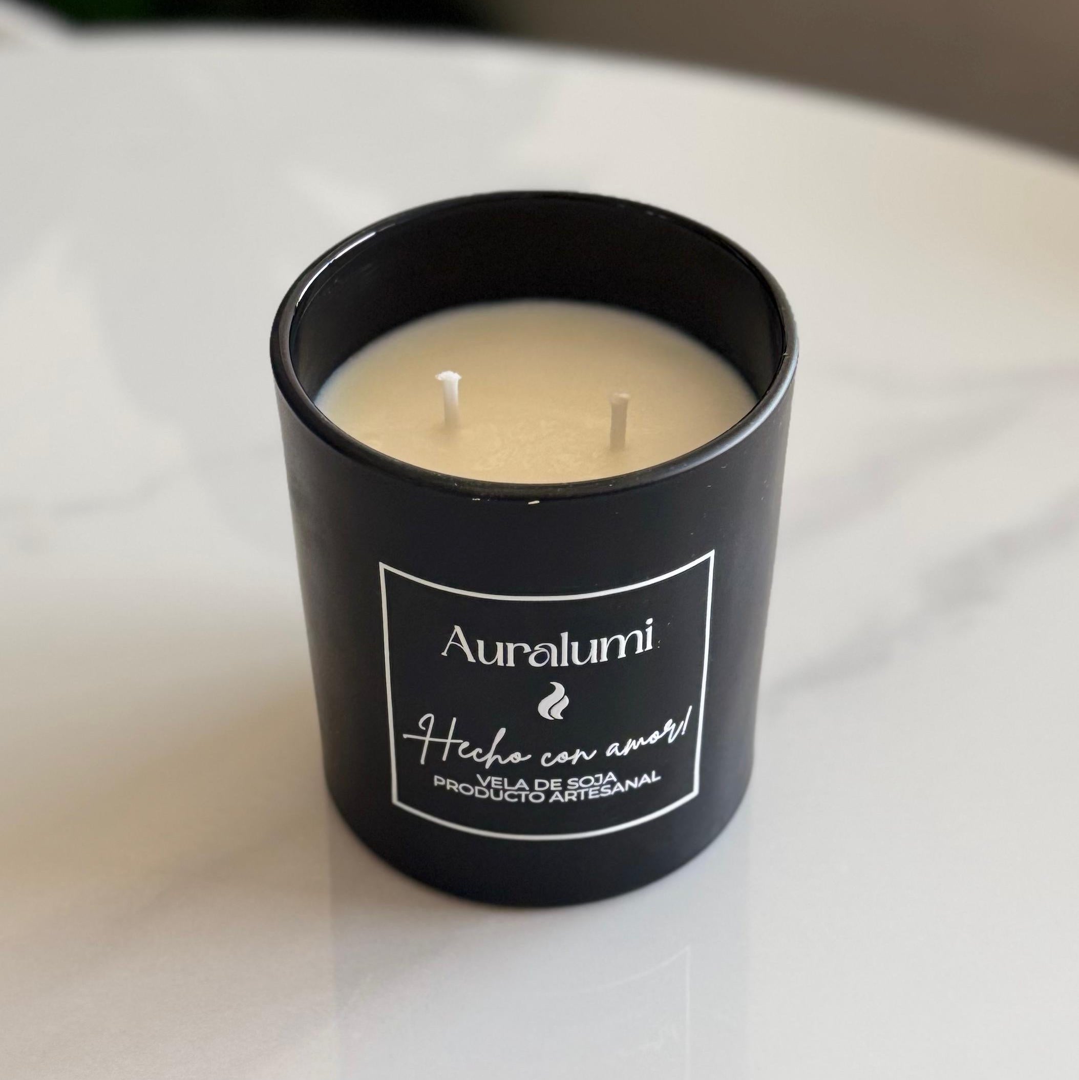 Vela Aromática Frasco Negro XL