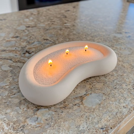 Vela Arena Auralumi Perlada Reutilizable 500grs